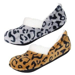 Adults Animal Printed Cozy Slipper Sock 2 pair